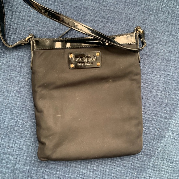 Kate Spade Black Saffiano Leather Crossbody Bag - Picture 1 of 6